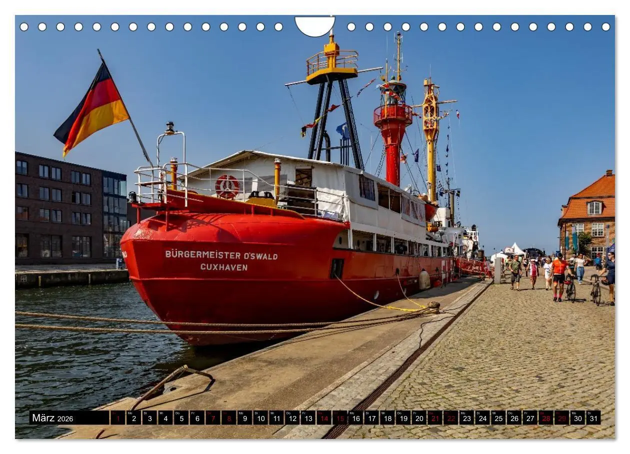 Bild: 9783516671834 | Feuerschiff Elbe 1 - In der Hansestadt Wismar (Wandkalender 2026...