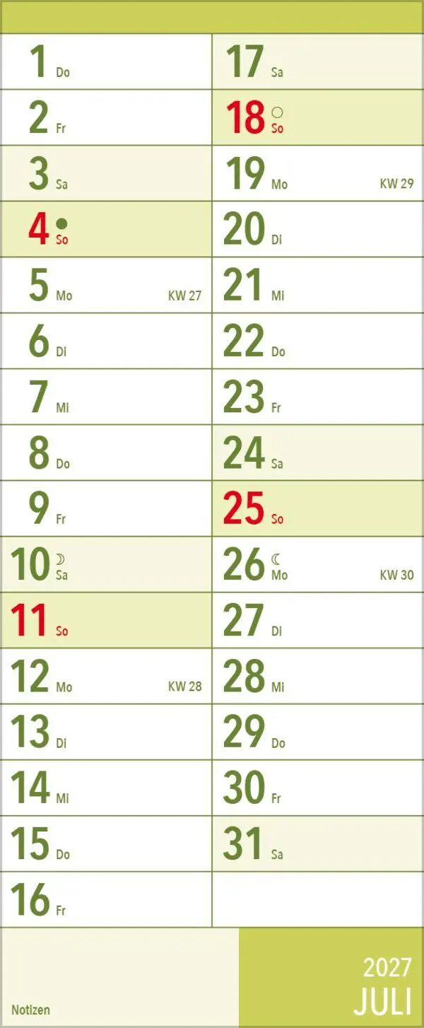 Bild: 9783819301834 | XL Planer Großdruck 2027 | Verlag Korsch | Kalender | 12 S. | Deutsch