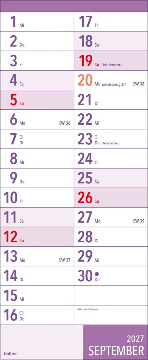 Bild: 9783819301834 | XL Planer Großdruck 2027 | Verlag Korsch | Kalender | 12 S. | Deutsch