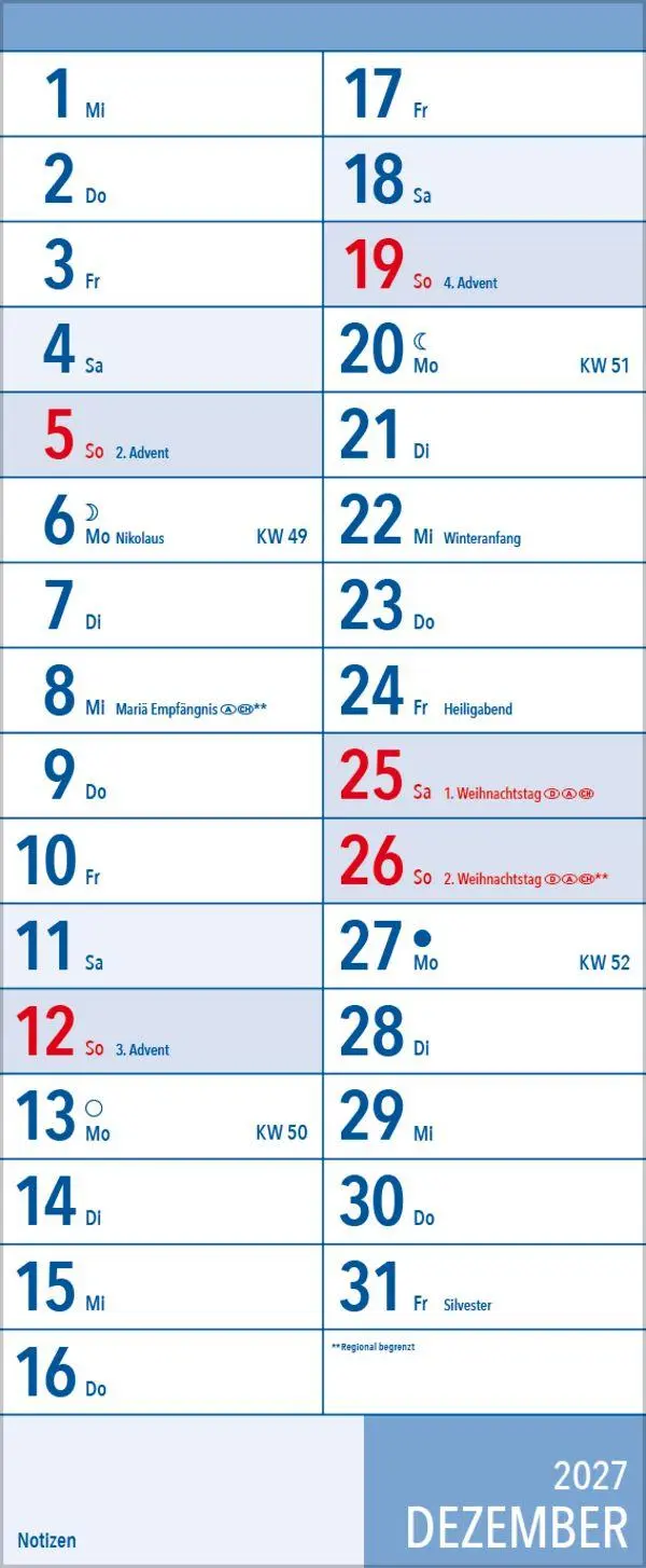 Bild: 9783819301834 | XL Planer Großdruck 2027 | Verlag Korsch | Kalender | 12 S. | Deutsch