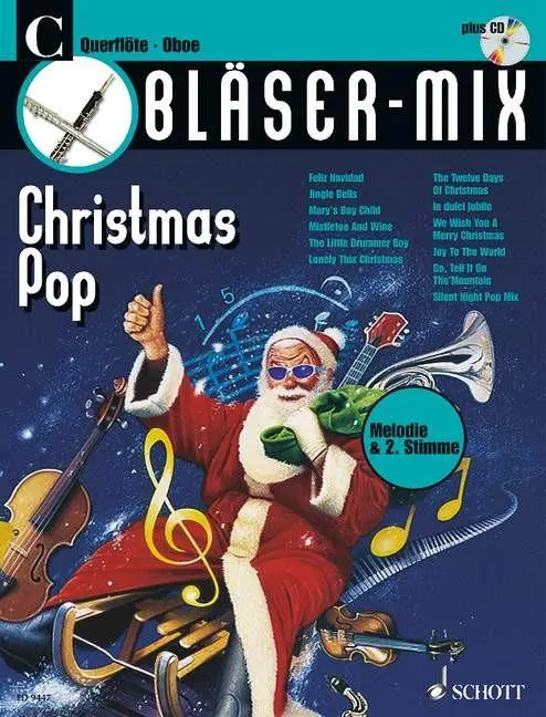 Cover: 9790001131834 | Bläser-Mix (+CD): Christmas Pop für C-Instrumente (Melodie und 2....