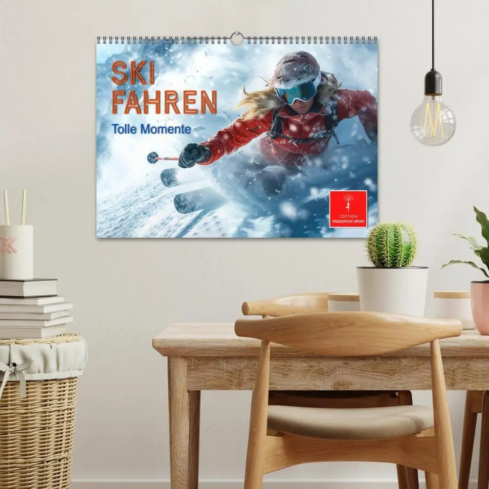 Bild: 9783383771934 | Skifahren - tolle Momente (Wandkalender 2025 DIN A3 quer), CALVENDO...