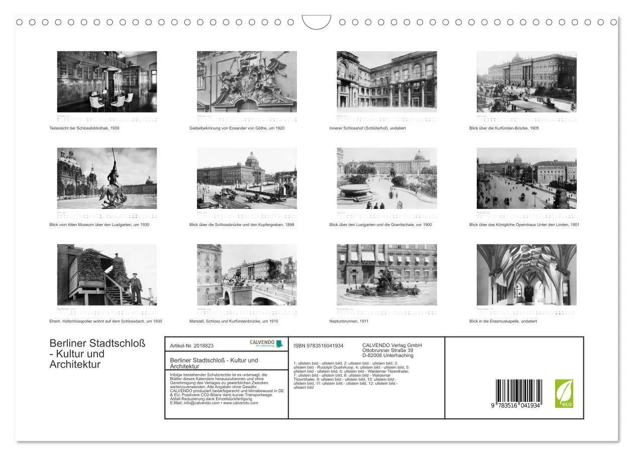 Bild: 9783516041934 | Berliner Stadtschloß - Kultur und Architektur (Wandkalender 2026...