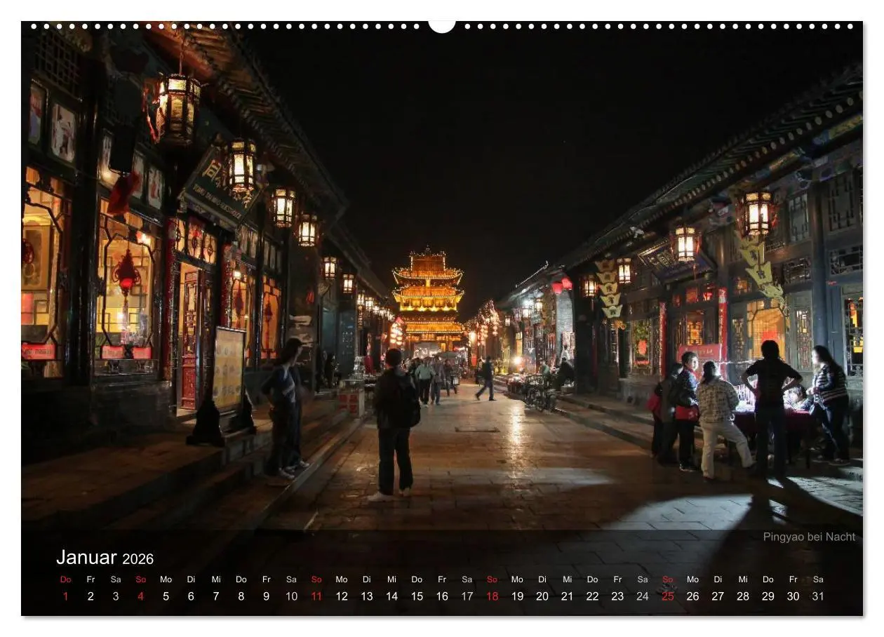Bild: 9783516111934 | Erlebe China (hochwertiger Premium Wandkalender 2026 DIN A2 quer),...