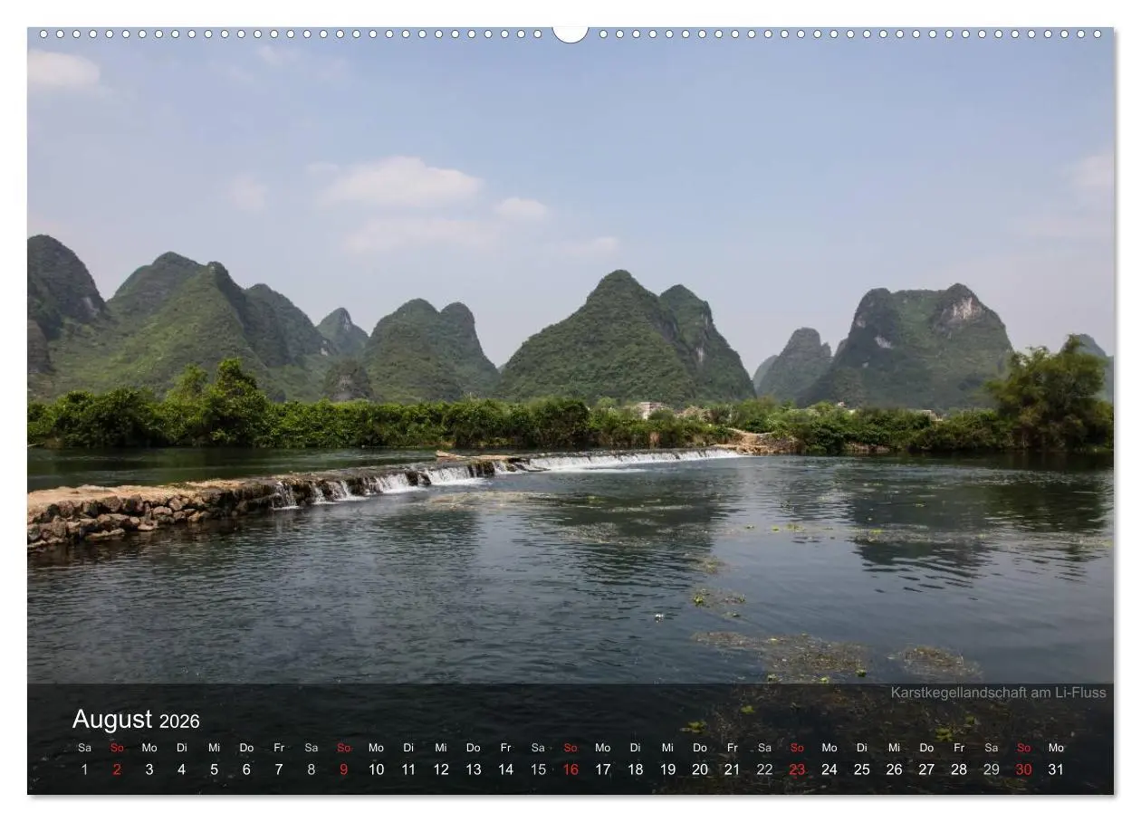 Bild: 9783516111934 | Erlebe China (hochwertiger Premium Wandkalender 2026 DIN A2 quer),...