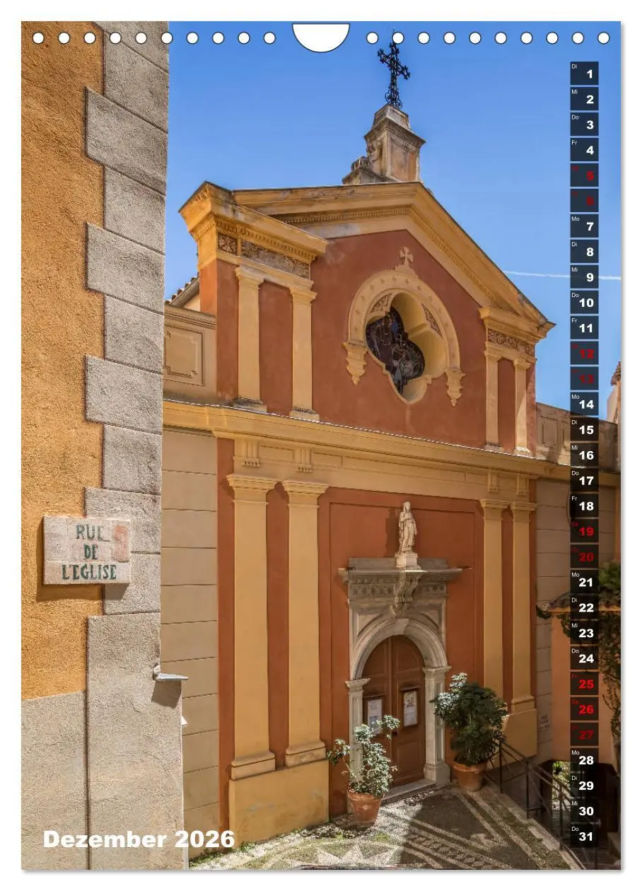 Bild: 9783516421934 | CÔTE D'AZUR Idyllische Orte (Wandkalender 2026 DIN A4 hoch),...