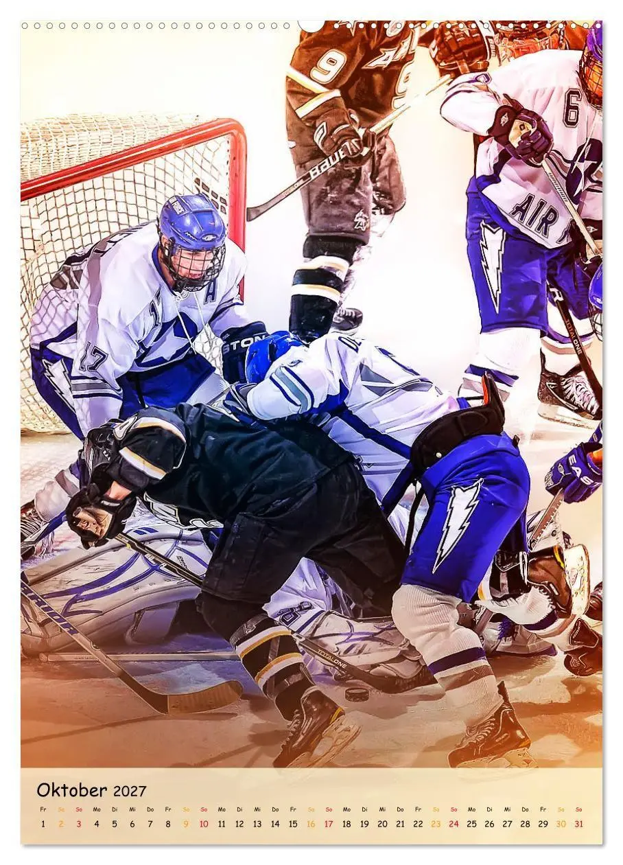 Bild: 9783569441934 | Eishockey Leidenschaft (hochwertiger Premium Wandkalender 2027 DIN...
