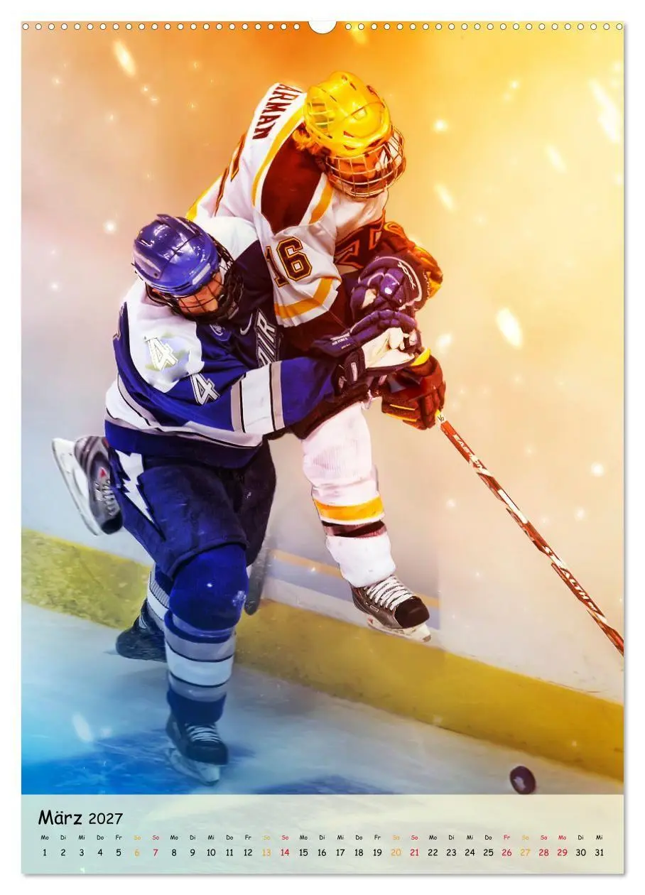 Bild: 9783569441934 | Eishockey Leidenschaft (hochwertiger Premium Wandkalender 2027 DIN...