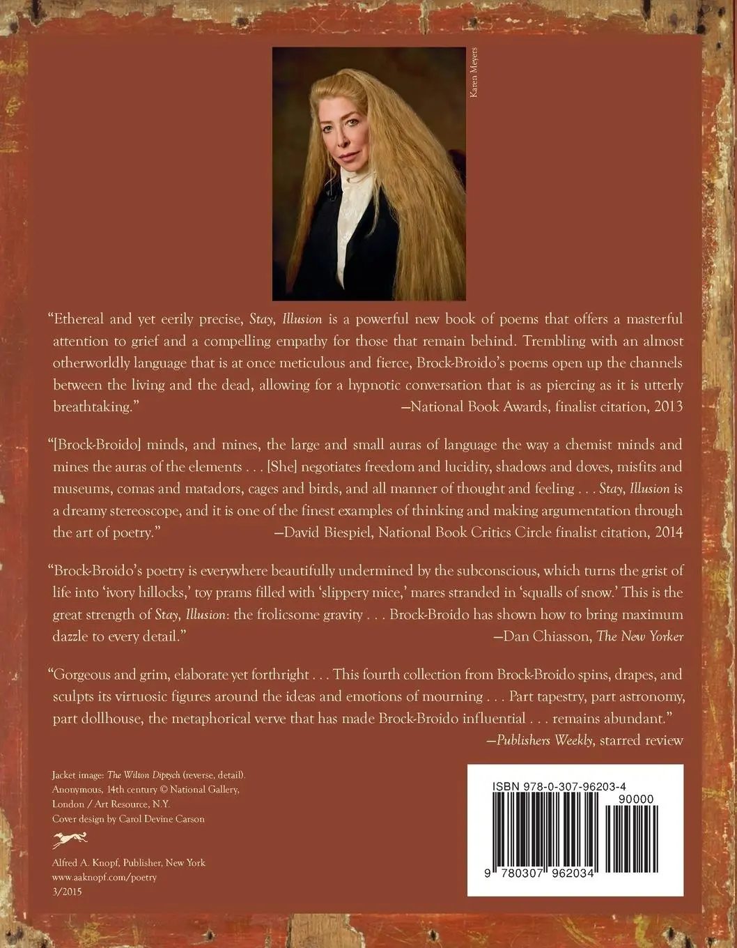 Rückseite: 9780307962034 | Stay, Illusion | Poems | Lucie Brock-Broido | Taschenbuch | Englisch