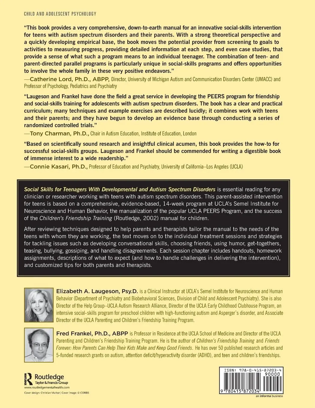 Rückseite: 9780415872034 | Social Skills for Teenagers with Developmental and Autism Spectrum...