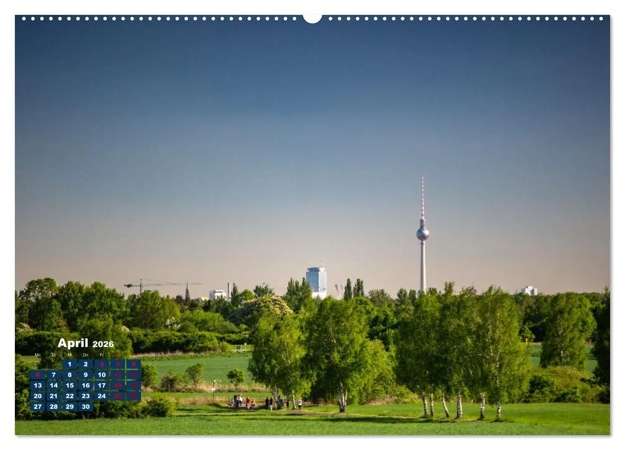 Bild: 9783457602034 | Ein Jahr Fernsehturm Berlin (Wandkalender 2026 DIN A2 quer),...