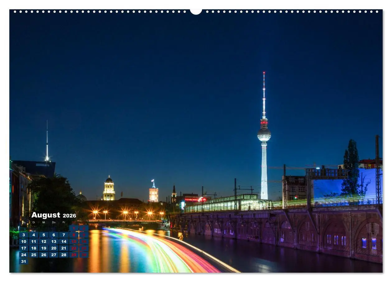 Bild: 9783457602034 | Ein Jahr Fernsehturm Berlin (Wandkalender 2026 DIN A2 quer),...