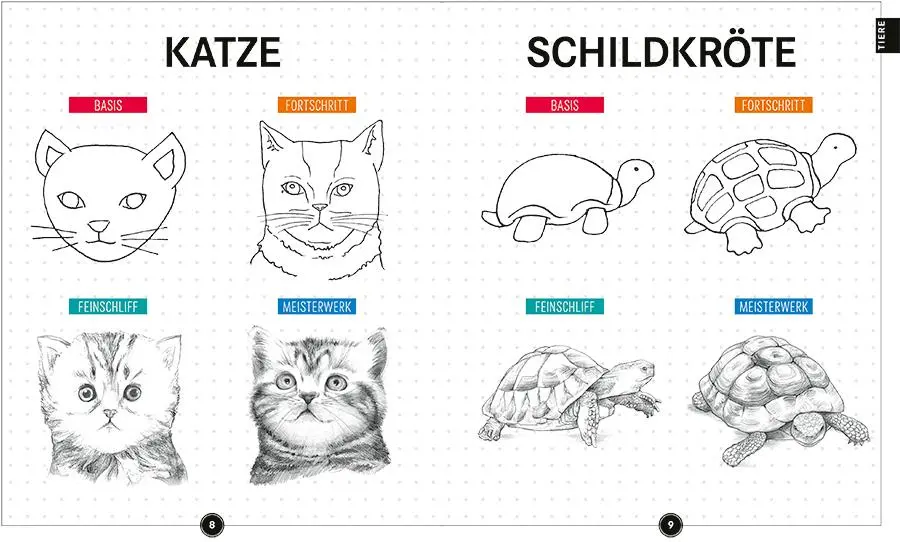 Bild: 9783735892034 | Level up! 1 Motiv - 4 Level zum Zeichnen | Gecko Keck | Taschenbuch