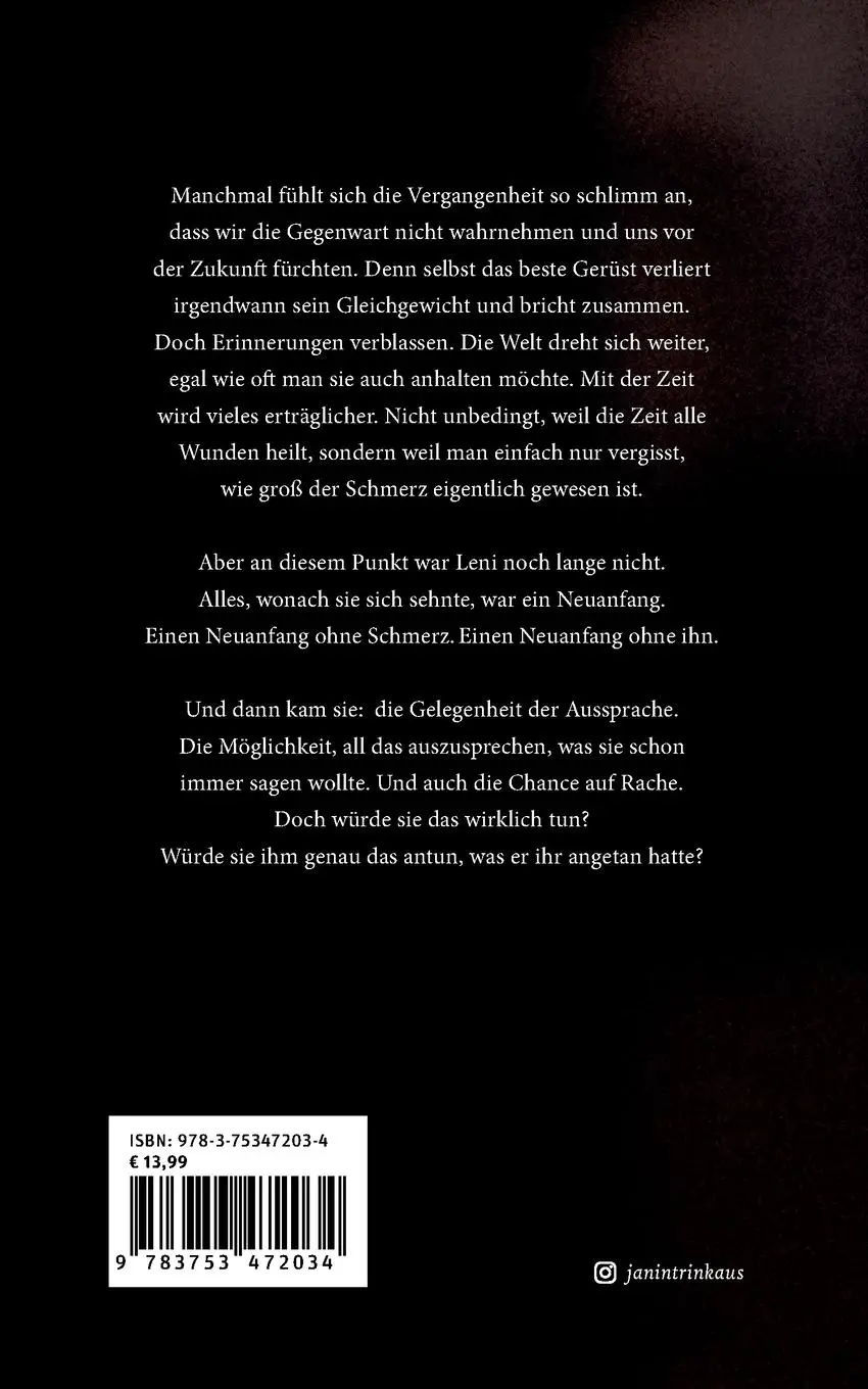 Rückseite: 9783753472034 | Don't tell me you're sorry 'cause you're not | Janin Trinkaus | Buch