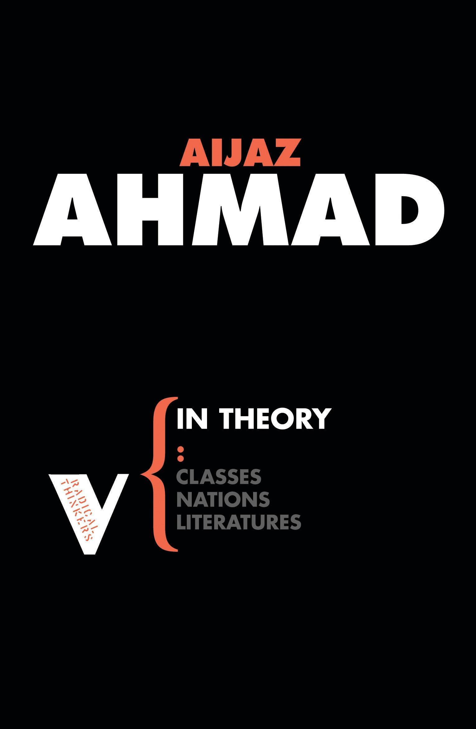 Cover: 9781844672134 | In Theory | Nations, Classes, Literatures | Aijaz Ahmad | Taschenbuch
