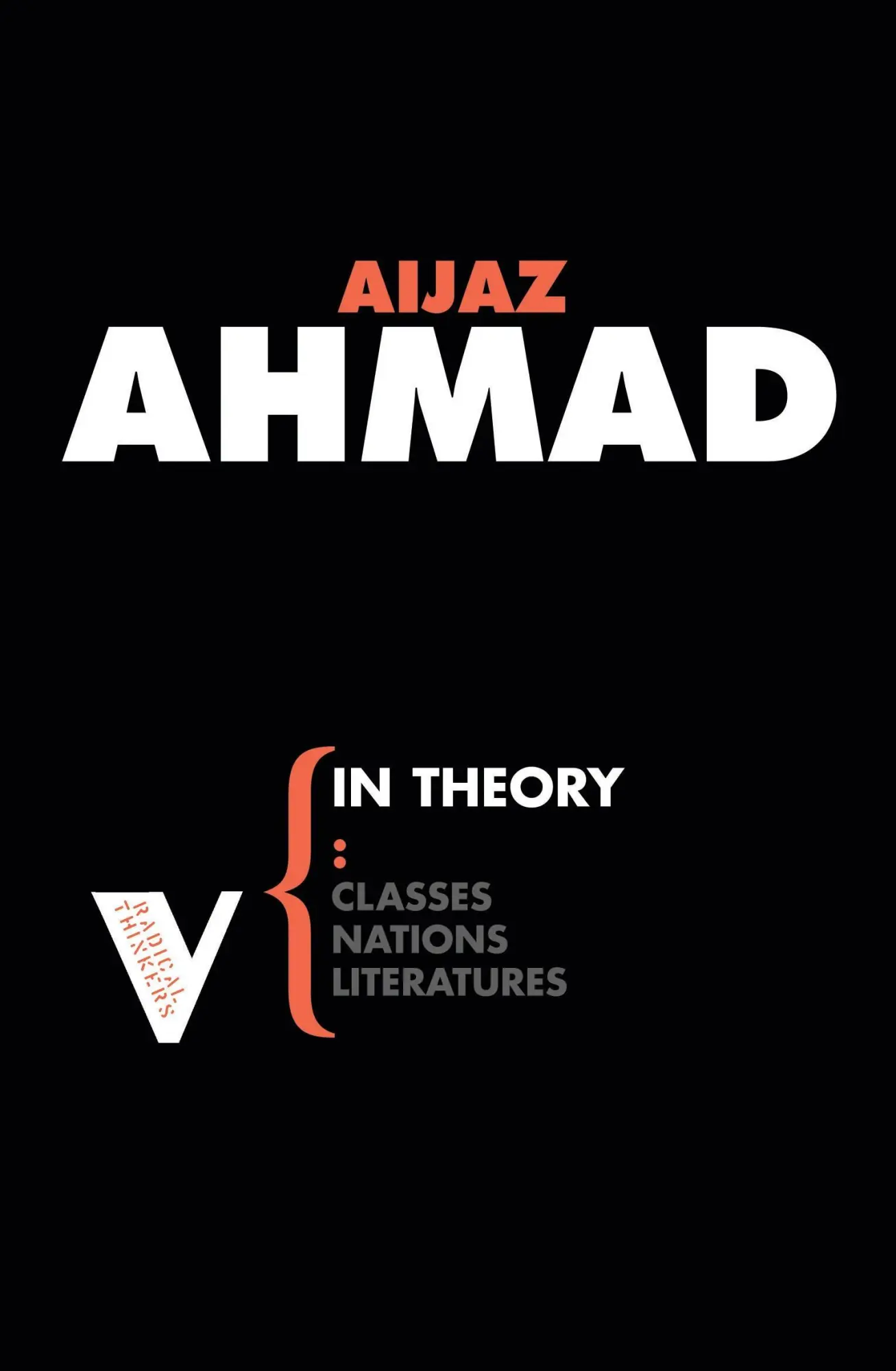 Cover: 9781844672134 | In Theory | Nations, Classes, Literatures | Aijaz Ahmad | Taschenbuch