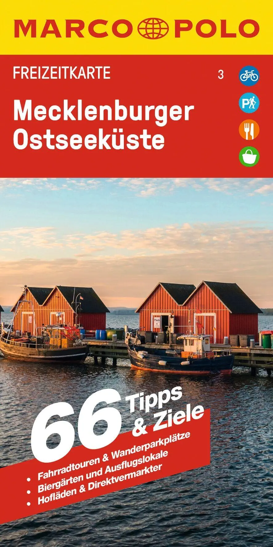 Cover: 9783575022134 | MARCO POLO Freizeitkarte 3 Mecklenburger Ostseeküste 1:100.000 | 2025