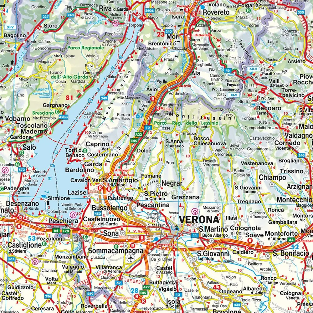 Bild: 9783707922134 | Italien Nord, Straßenkarte 1:500.000, freytag &amp; berndt | Berndt | 2023
