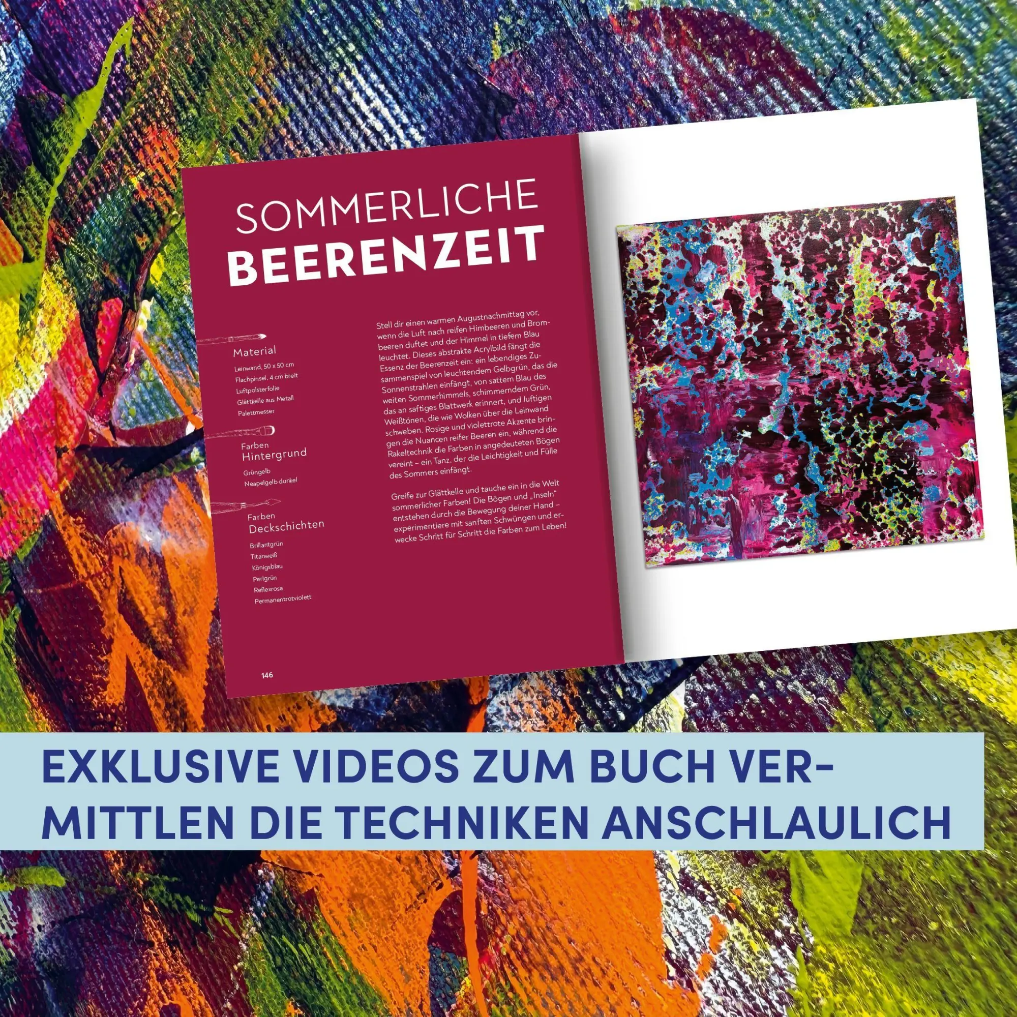 Bild: 9783735882134 | Abstrakte Acrylbilder - Schicht für Schicht | Inga Knaak | Taschenbuch