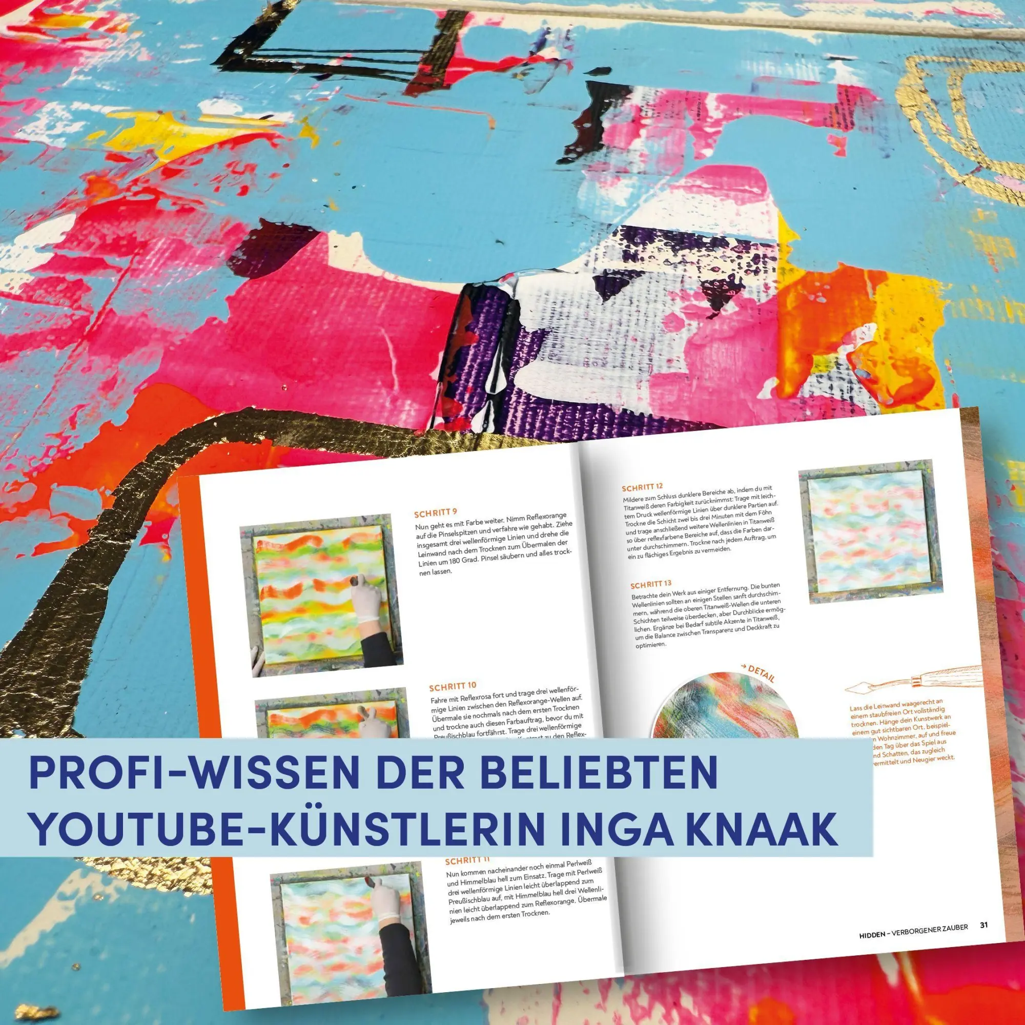 Bild: 9783735882134 | Abstrakte Acrylbilder - Schicht für Schicht | Inga Knaak | Taschenbuch