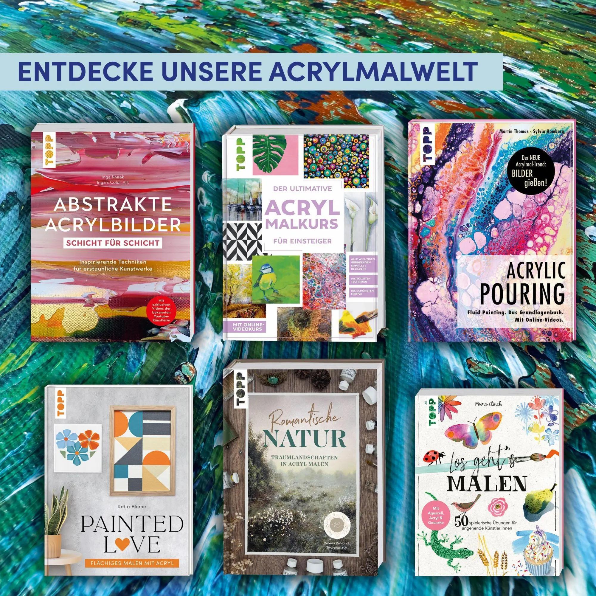 Bild: 9783735882134 | Abstrakte Acrylbilder - Schicht für Schicht | Inga Knaak | Taschenbuch