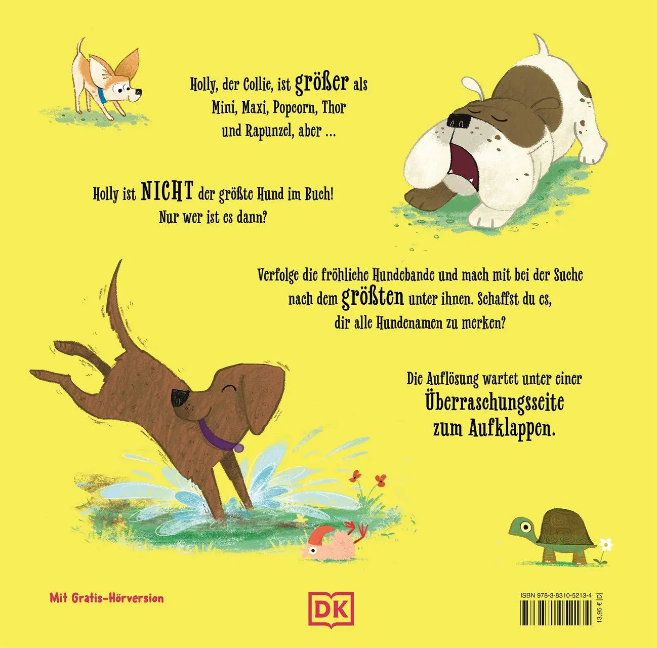 Rückseite: 9783831052134 | Wau, Wau, WAU! Wer ist der größte Hund im Buch? | Ben Lerwill | Buch