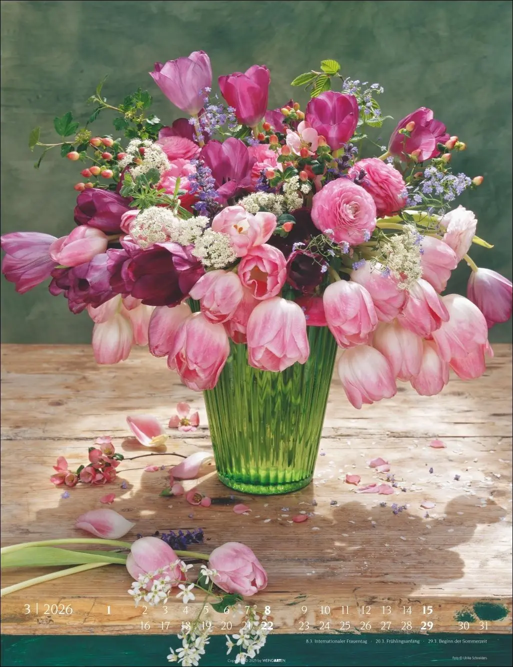 Bild: 9783839902134 | Die schönsten Blumensträuße Kalender 2026 | Ulrike Schneiders | 14 S.