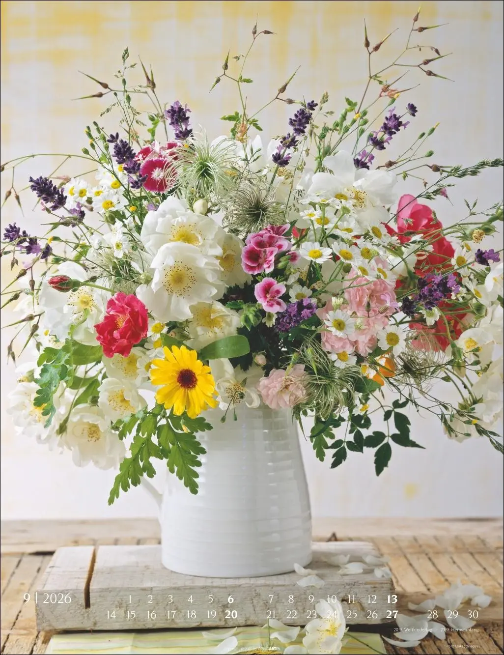 Bild: 9783839902134 | Die schönsten Blumensträuße Kalender 2026 | Ulrike Schneiders | 14 S.