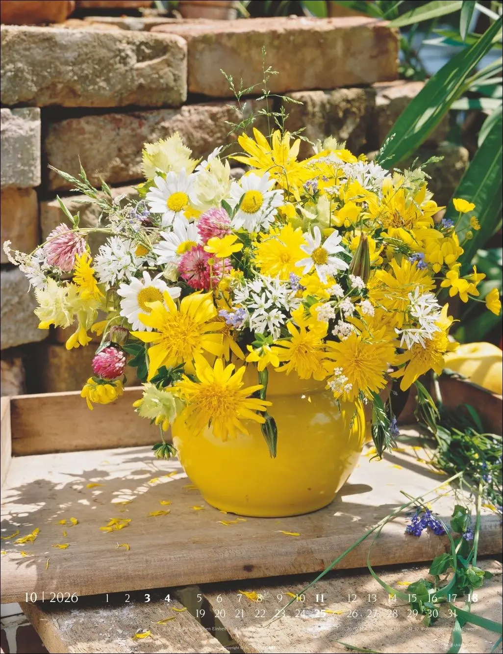 Bild: 9783839902134 | Die schönsten Blumensträuße Kalender 2026 | Ulrike Schneiders | 14 S.