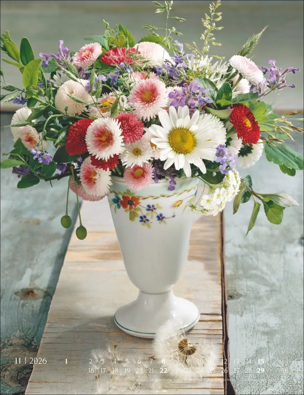 Bild: 9783839902134 | Die schönsten Blumensträuße Kalender 2026 | Ulrike Schneiders | 14 S.