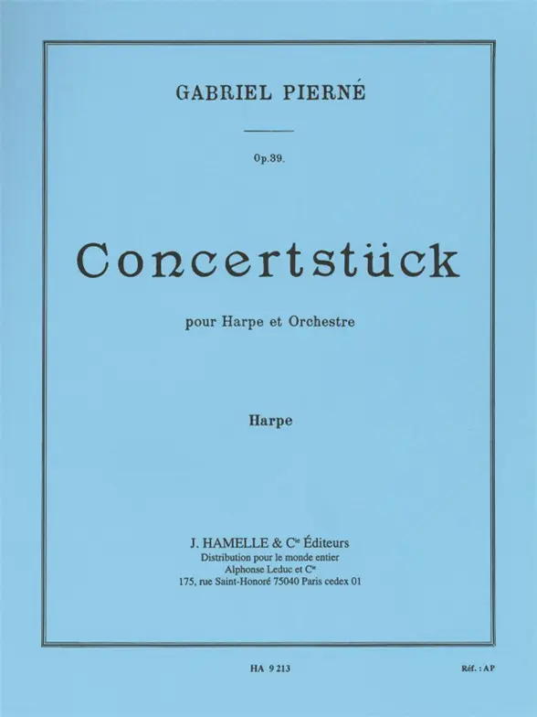 Pierne Concertstuck Op 39 Harp Part