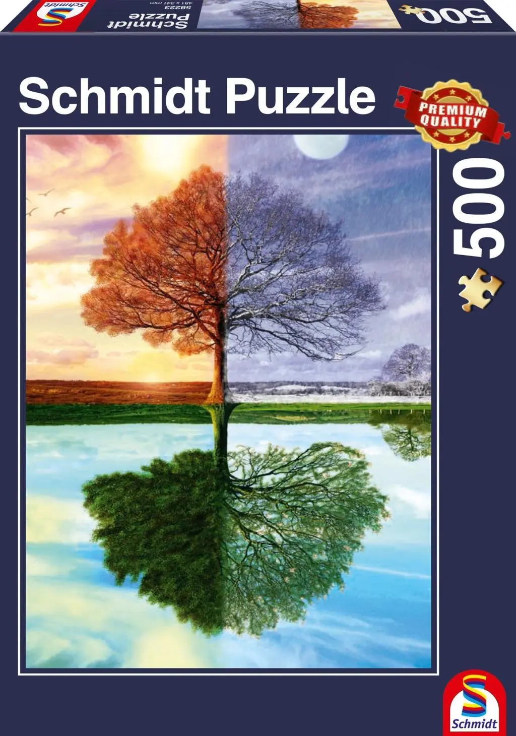 Cover: 4001504582234 | Jahreszeiten-Baum. Puzzle 500 Teile | Spiel | 58223 | Deutsch | 2016