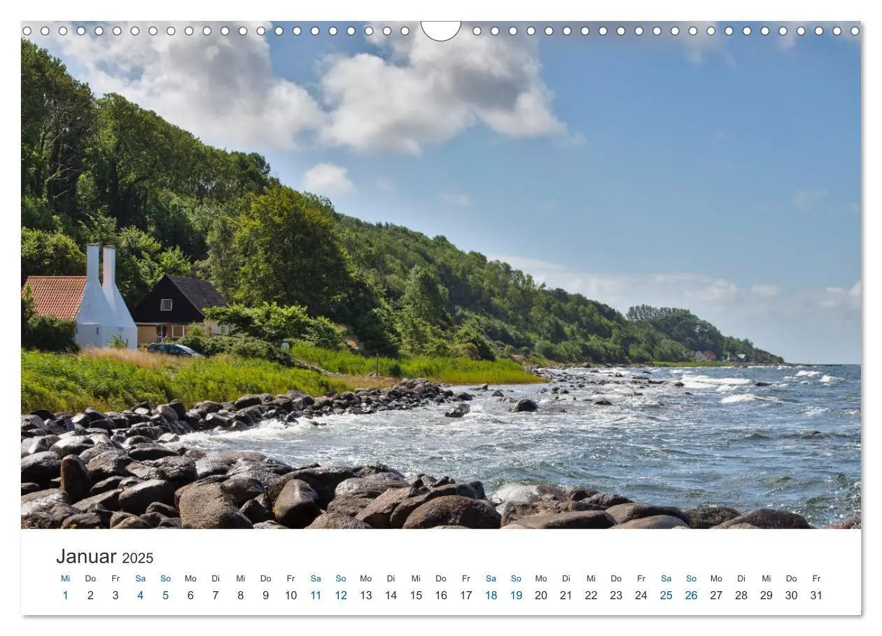 Bild: 9783435112234 | Bornholm - die Küsten der Ostseeinsel (Wandkalender 2025 DIN A3...