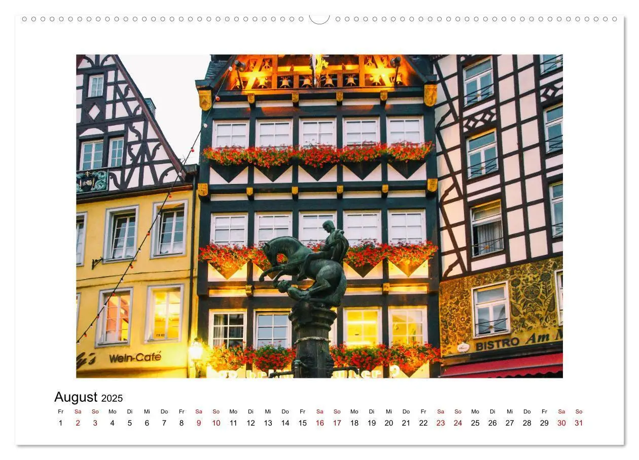 Bild: 9783435282234 | Cochem - an der Mosel (Wandkalender 2025 DIN A2 quer), CALVENDO...