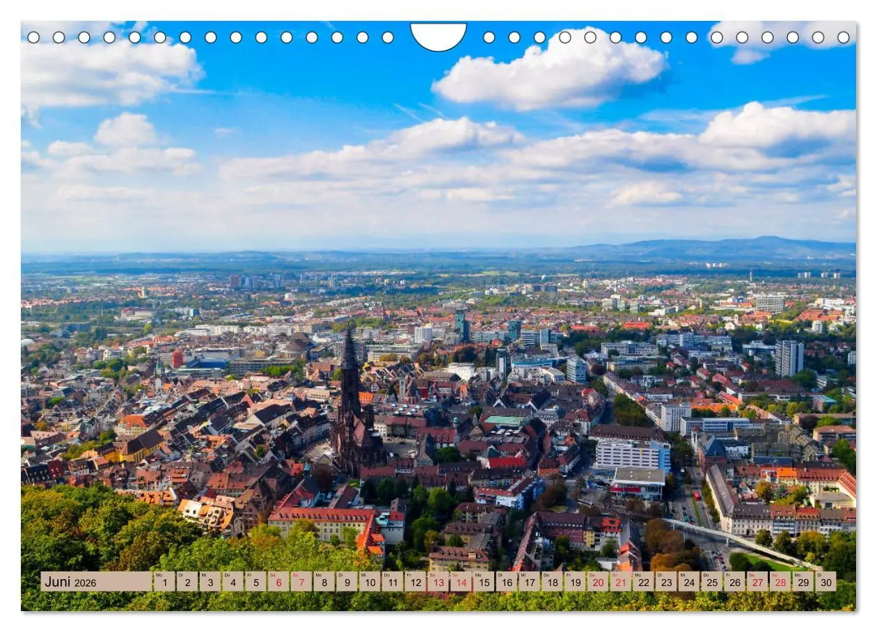 Bild: 9783457752234 | Freiburg Regio (Wandkalender 2026 DIN A4 quer), CALVENDO...