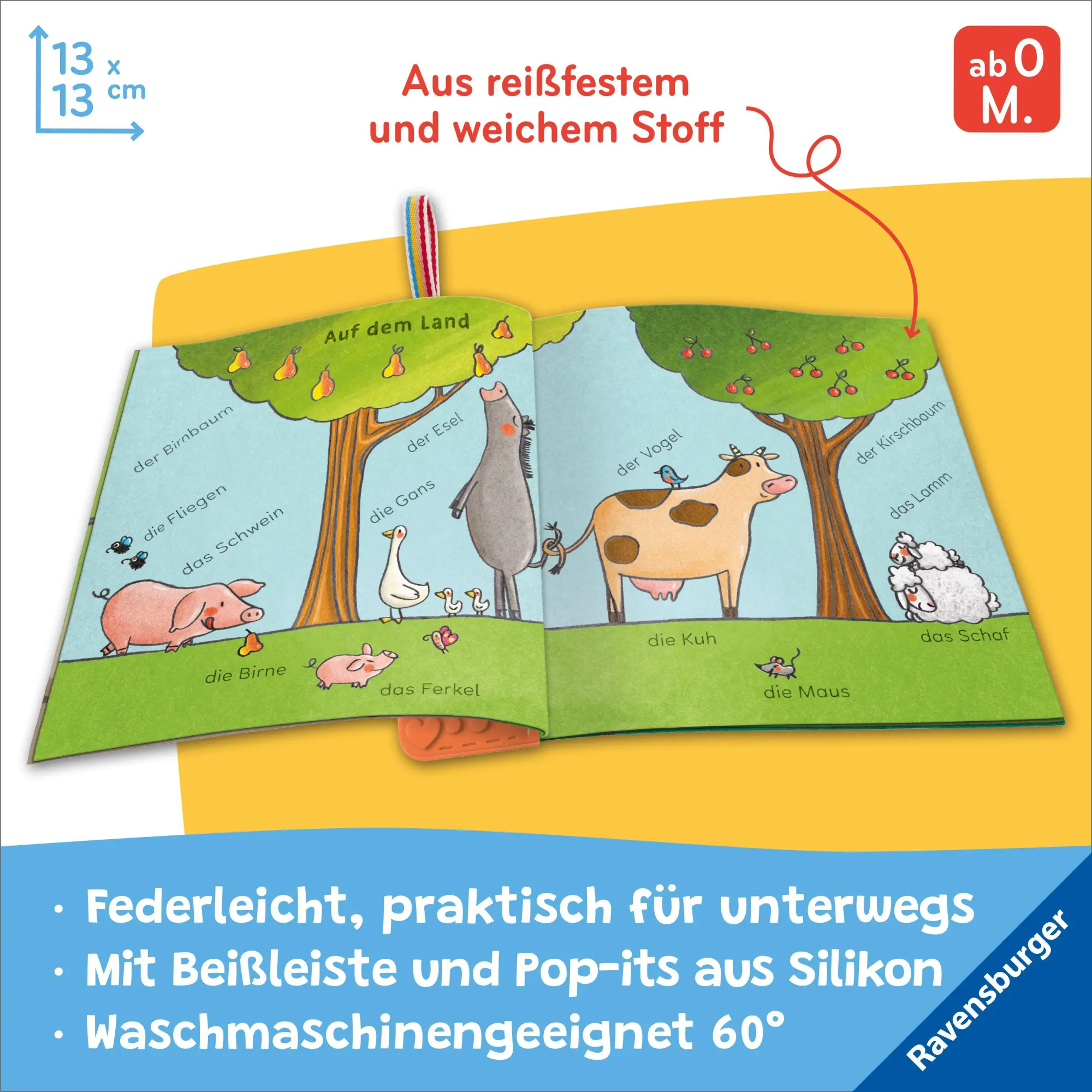 Bild: 9783473422234 | Mein Knuddel-Knautsch-Buch: flip&amp;pop. Meine Tiere | Martina Badstuber