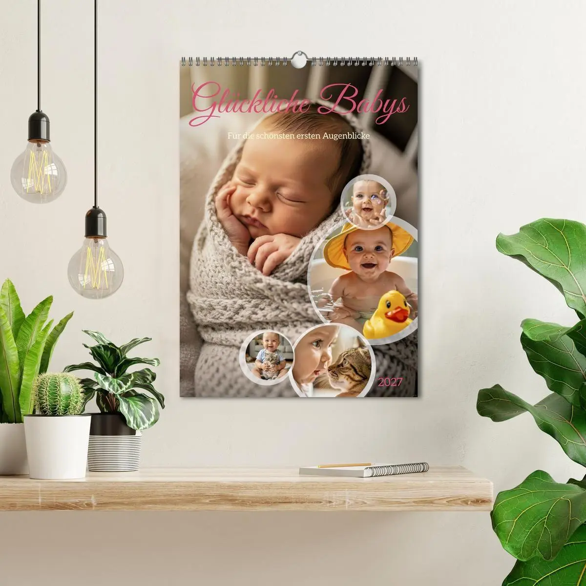 Bild: 9783516772234 | Glückliche Babys (Wandkalender 2027 DIN A3 hoch), CALVENDO...