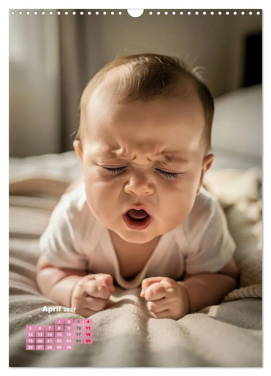 Bild: 9783516772234 | Glückliche Babys (Wandkalender 2027 DIN A3 hoch), CALVENDO...