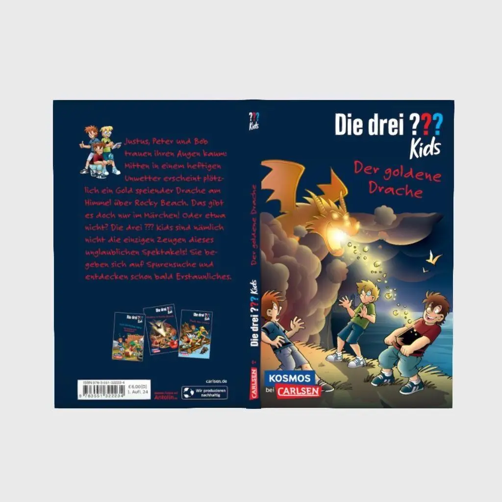 Bild: 9783551322234 | Die drei ??? Kids: Der goldene Drache | Boris Pfeiffer | Taschenbuch