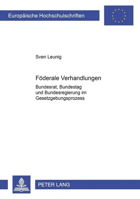 Cover: 9783631512234 | Föderale Verhandlungen | Sven Leunig | Taschenbuch | Deutsch