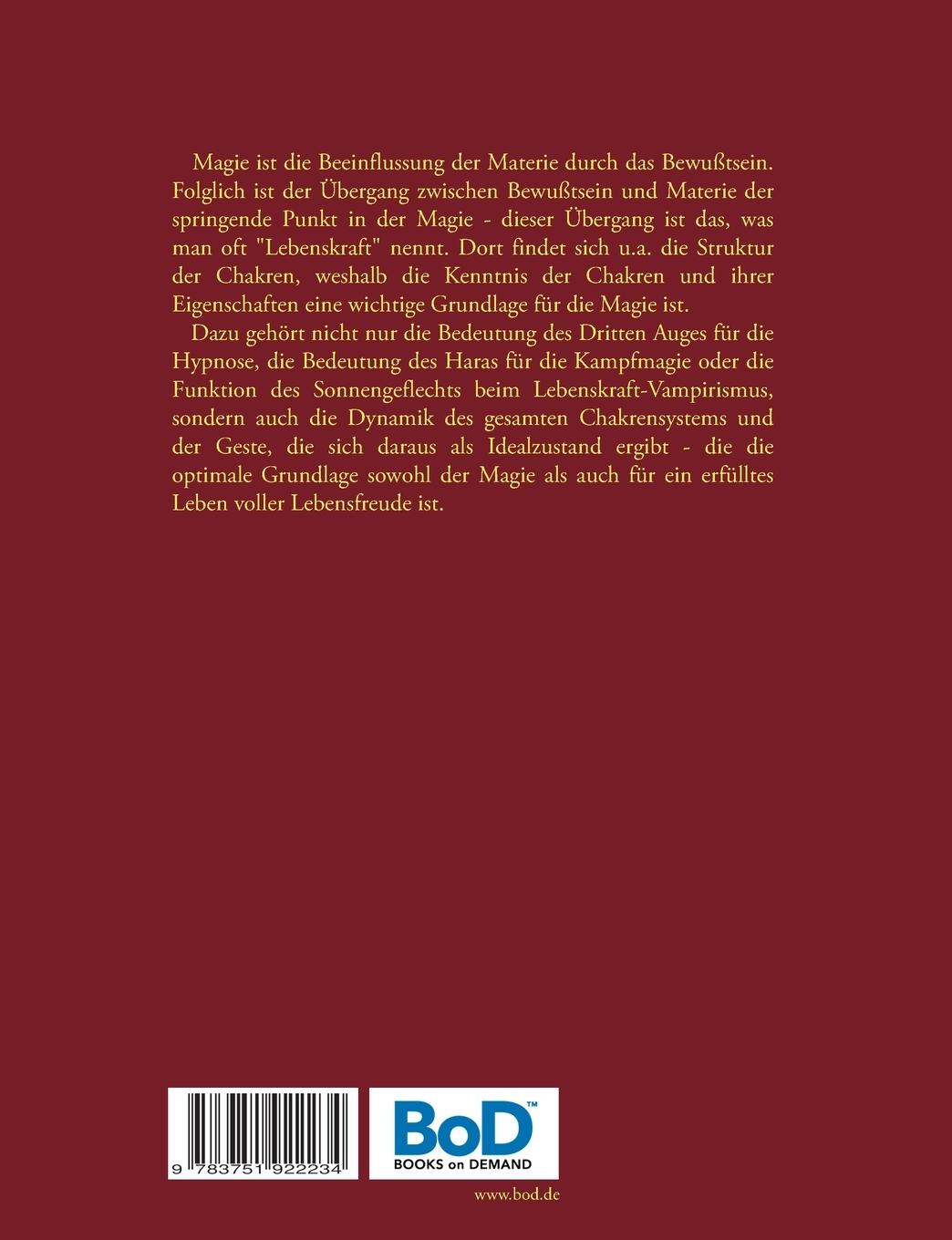 Rückseite: 9783751922234 | Chakra-Magie für Anfänger | Sein - Strahlen - Formen - Genießen | Buch