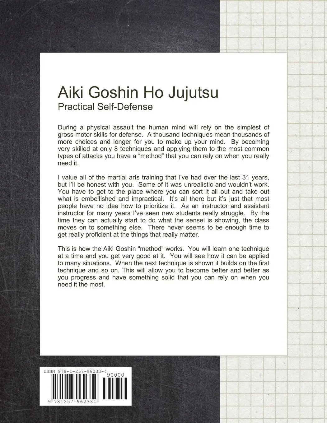 Rückseite: 9781257962334 | AIKI GOSHIN HO JUJUTSU | Practical Self-Defense | James Clum | Buch