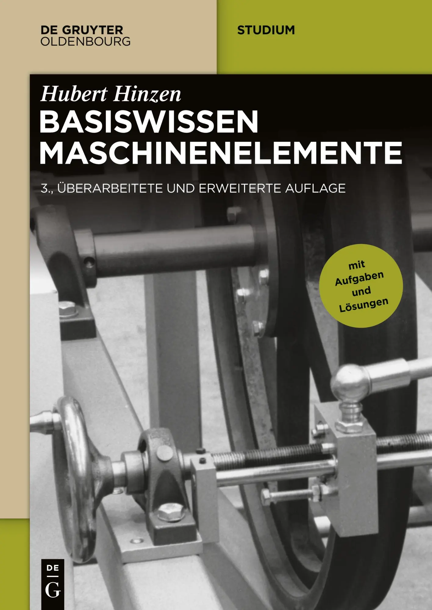 Cover: 9783110692334 | Basiswissen Maschinenelemente | Hubert Hinzen | Taschenbuch | XV
