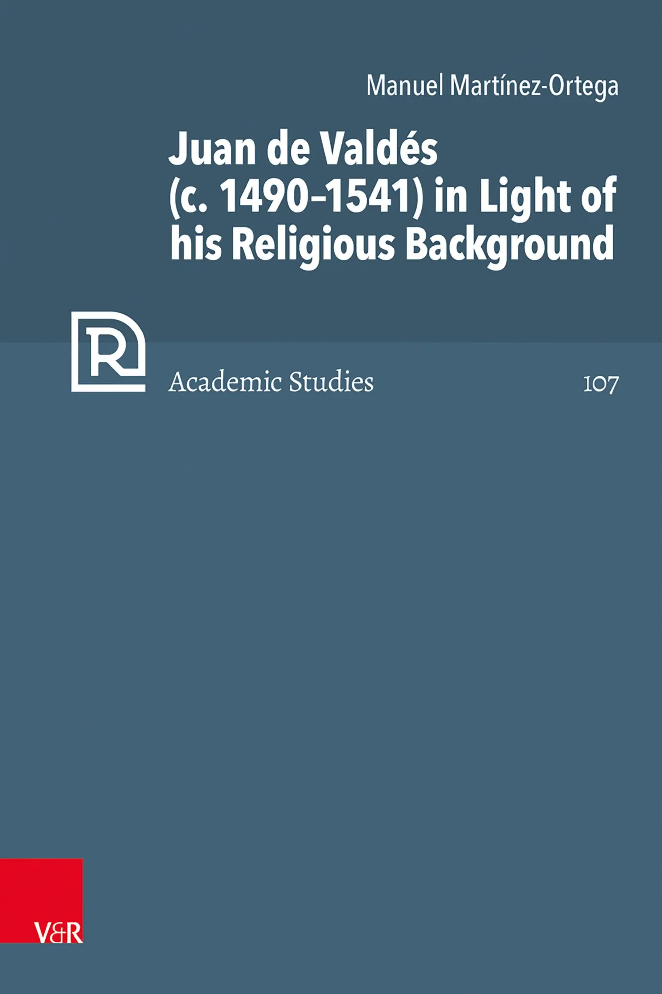 Cover: 9783525502334 | Juan de Valdés (c. 1490-1541) in Light of his Religious Background