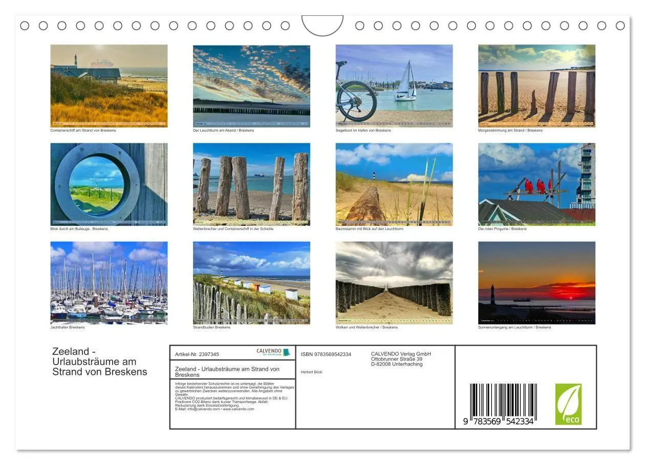 Bild: 9783569542334 | Zeeland - Urlaubsträume am Strand von Breskens (Wandkalender 2027...