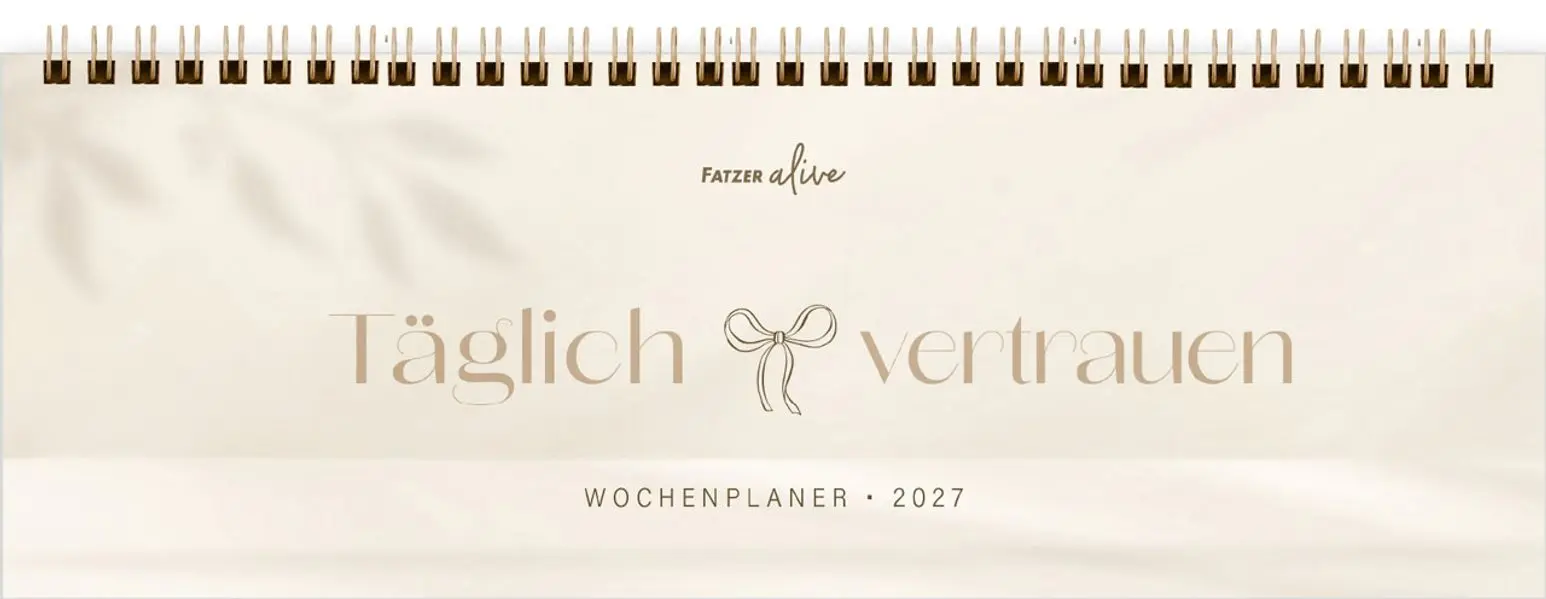 Cover: 9783690222334 | Täglich vertrauen 2027 | Bolanz Verlag | Kalender | 13 S. | Deutsch