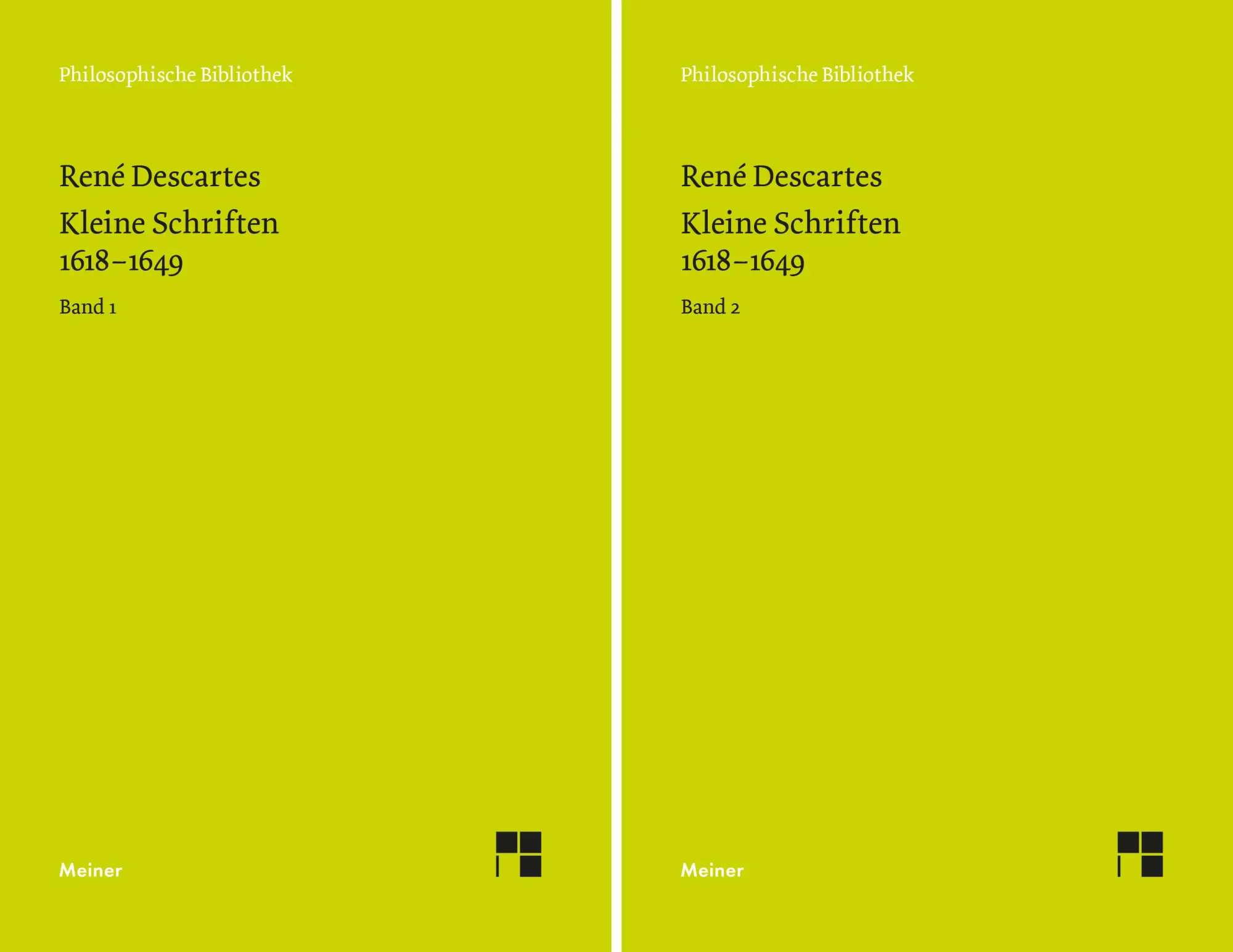 Cover: 9783787342334 | Kleine Schriften 1618-1649 | René Descartes | Buch | 1 Buch | Deutsch