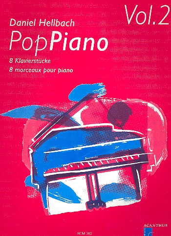 Cover: 9990051142334 | PopPiano 2 | 8 Klavierstücke, Noten | Daniel Hellbach | Geheftet