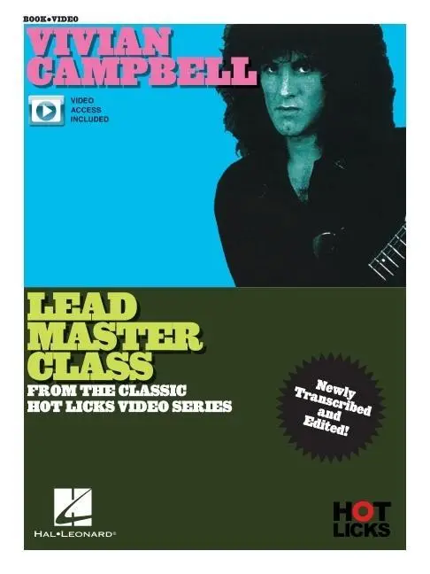 Cover: 9781540092434 | Vivian Campbell - Lead Master Class - From the Classic Hot Licks...