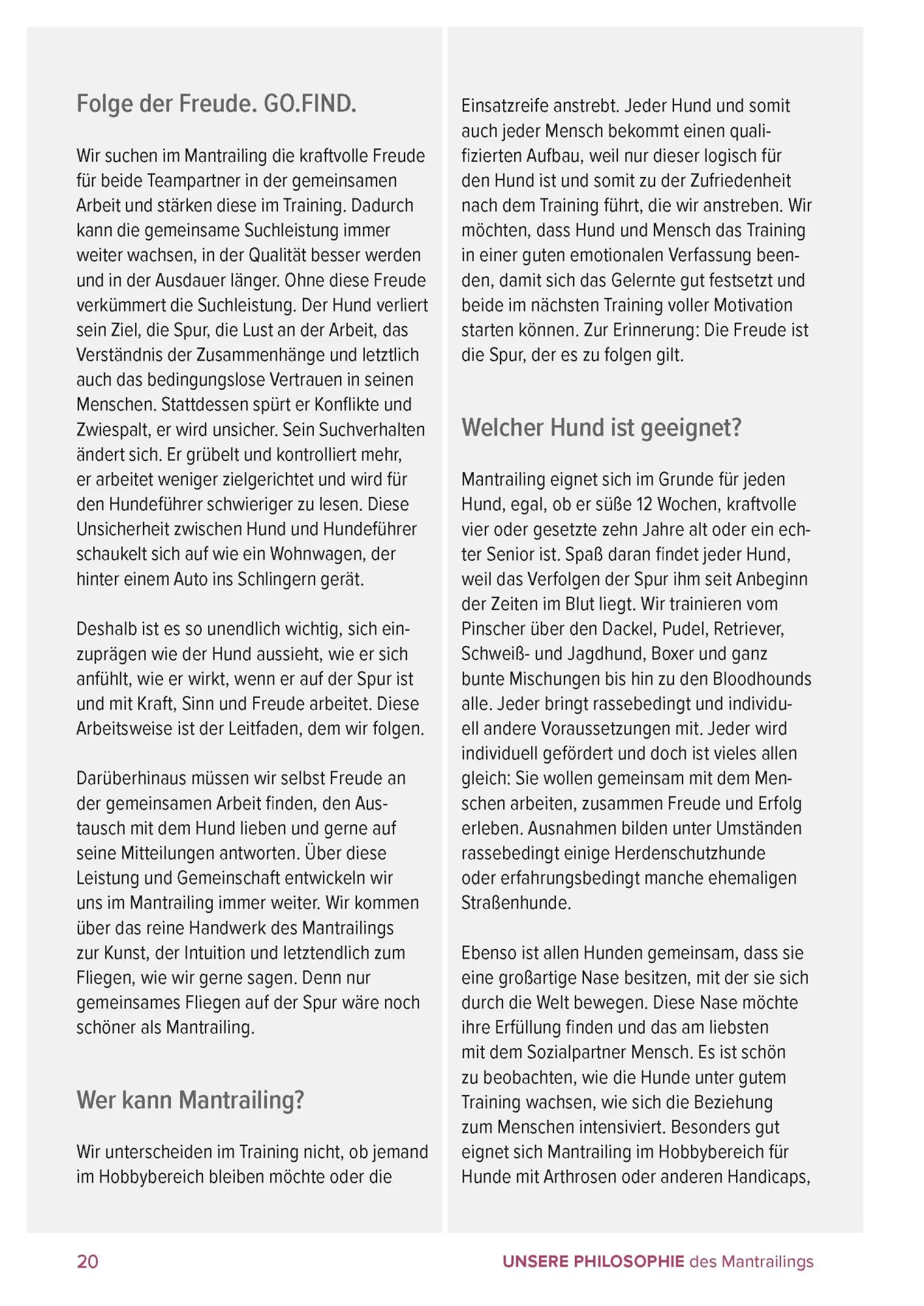 Bild: 9783275022434 | Go. Find. Folge der Freude | Mantrailing - Das Ausbildungsbuch | Buch